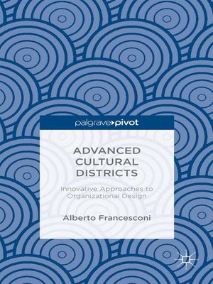 cover image of Advanced Cultural Districts